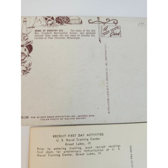 Postcards Vintage Lot Of 16 Blank Jackie O NASA Dentist George Bush Kennedy - Picture 9 of 14